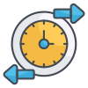 Clickable Einstein Speed Based Time Dilation Calculator Icon